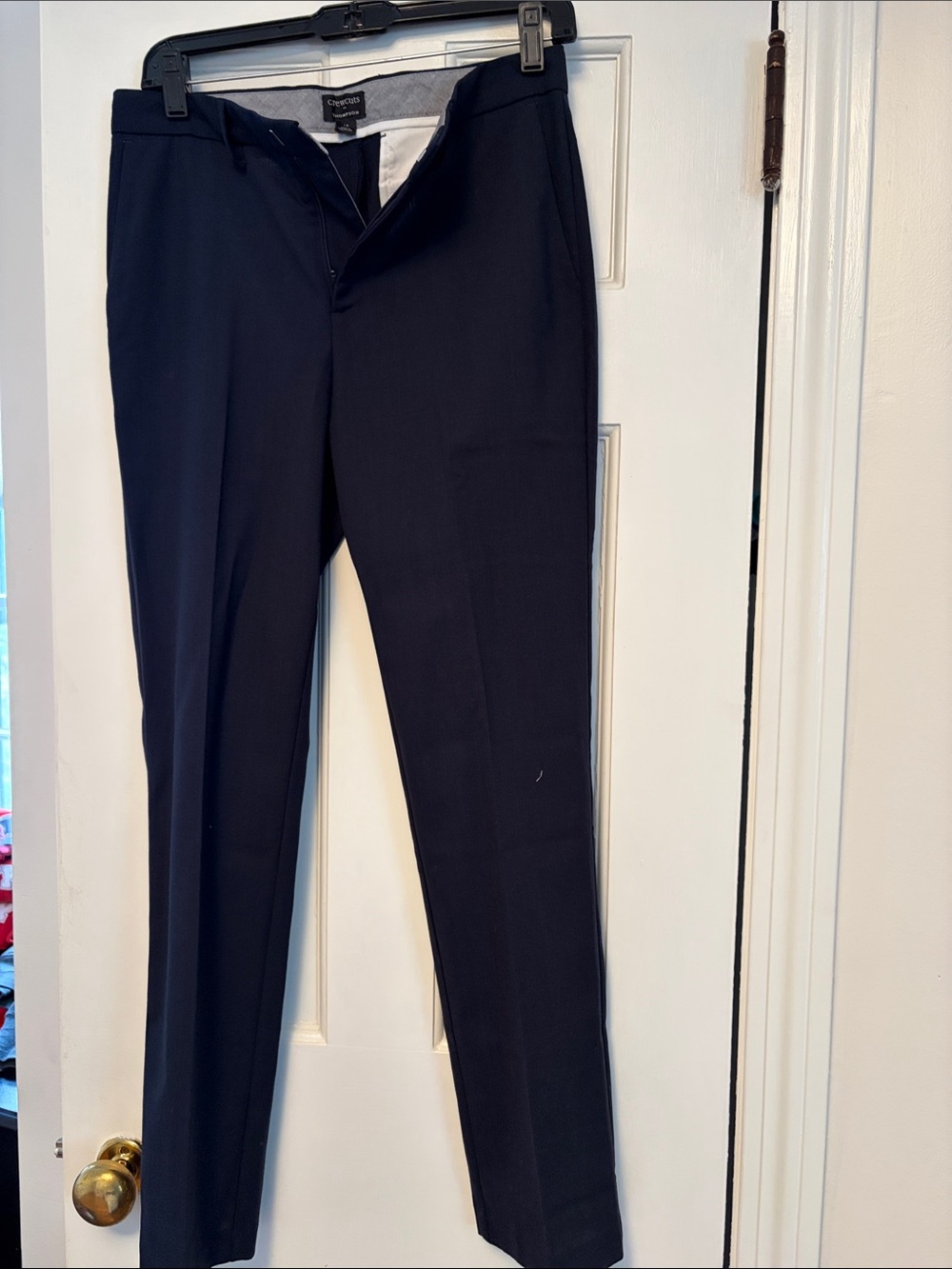 J. Crew Navy Slim Straight Dress Pants